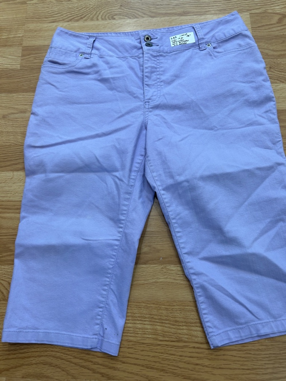 L63.   Soft Lilac High-Rise Cotton Capis